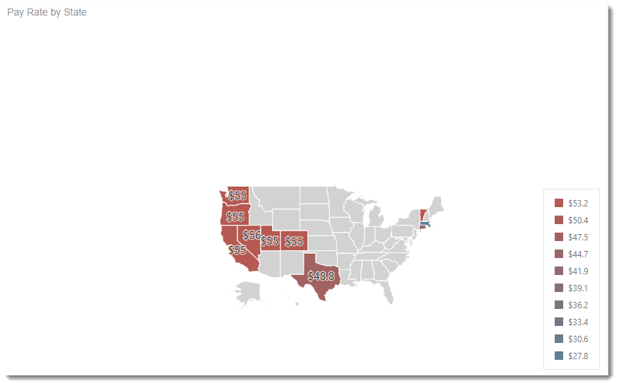 KPI's and Dashboards: Creating Choropleth Map Dashboard item in IntelliFront BI.