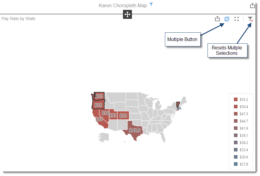 KPI's and Dashboards: Creating Choropleth Map Dashboard item in IntelliFront BI.