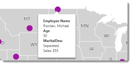 KPI's and Dashboards: Creating Pie Map Dashboard item in IntelliFront BI.