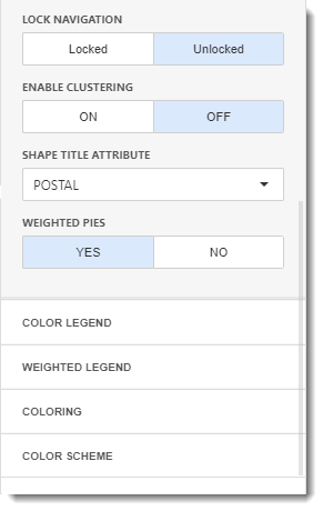 KPI's and Dashboards: Creating Pie Map Dashboard item in IntelliFront BI.