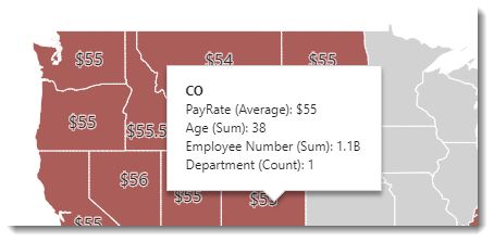 KPI's and Dashboards: Creating Choropleth Map Dashboard item in IntelliFront BI.