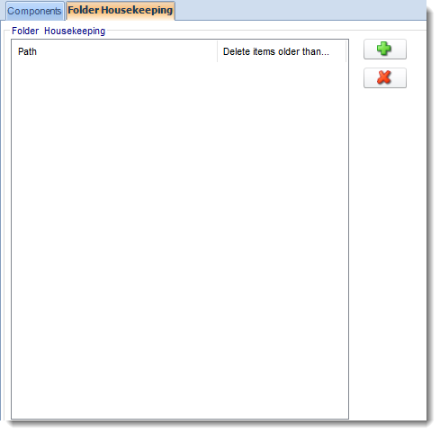 MS Access: House Keeping section in Options in MARS.