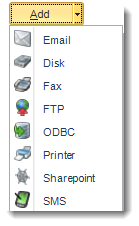 MS Access: Default Destinations section in Options in MARS.