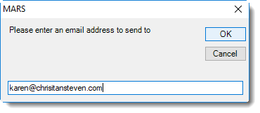 MS Access: SMTP Servers in MARS.