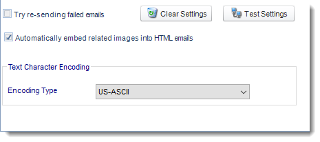 MS Access: Email section in Options in MARS.