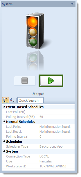 MS Access: MARS/Scheduler section in MARS.