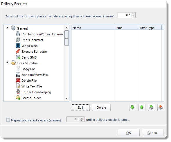 MS Access: Ready Receipts in MARS.