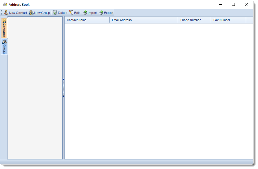 MS Access: Address Book in MARS.