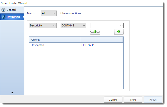MS Access: Smart Folder Wizards in MARS.