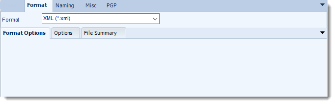 MS Access: XML output format options in MARS.