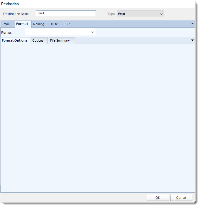 MS Access: Output Format in MARS.