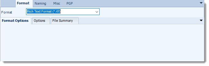 MS Access: Rich Text Format output format options in MARS