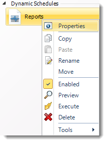 MS Access: Dynamic Schedule Context Menu in MARS.