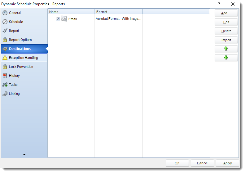 MS Access: Dynamic Schedule Properties in MARS.