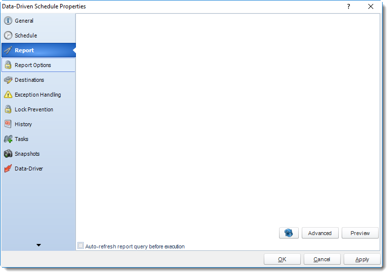MS Access: Data-Driven Schedule Properties in MARS.