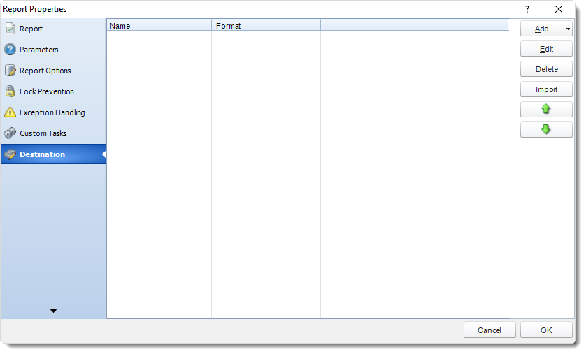 MS Access: Event Based Report Properties in MARS.
