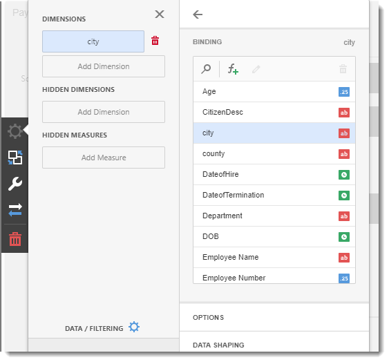 KPI's and Dashboards: Creating List Box Visual Dashboard item in IntelliFront BI.