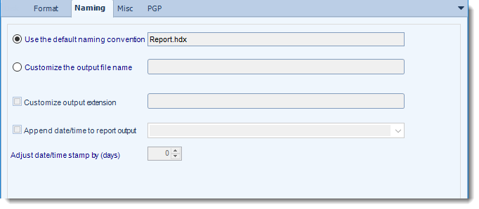 MS Access: Microsoft IIS output format options in MARS