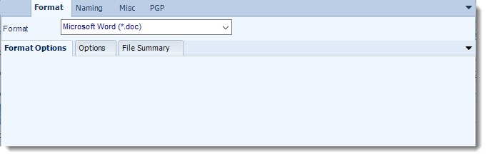 MS Access: MS Word output format options in MARS