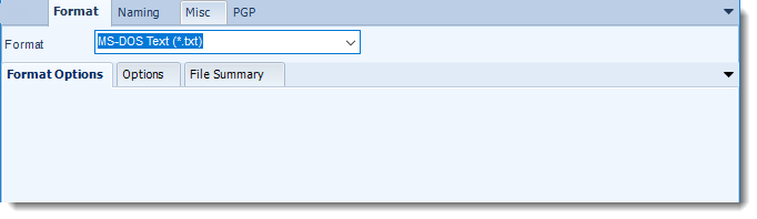 MS Access: MS-DOS Text output format options in MARS
