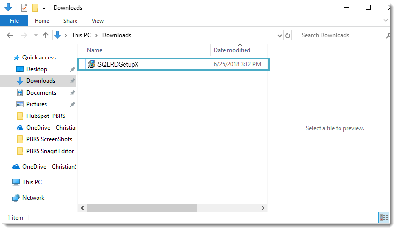 SSRS. Installing SQL-RD in your server.