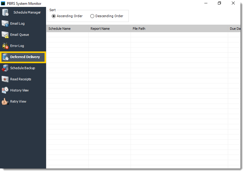 Power BI and SSRS. Deferred Delivery in System Monitor in PBRS