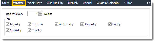Power BI and SSRS. Schedule Wizard in Automation Schedule in PBRS.