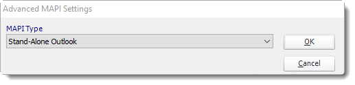 Crystal Reports: Advanced MAPI Settings in CRD.