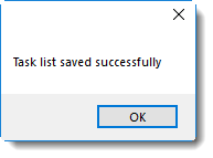 PBRS: Task list saved successfully