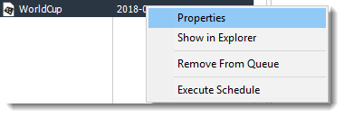Power BI and SSRS. Schedule Manager Context Menu in  System Monitor in PBRS