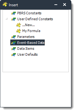 Power BI and SSRS. Event Based Data Insert Menu in PBRS.