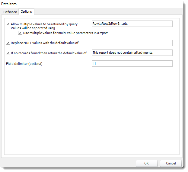 Power BI and SSRS. Adding Data Items in PBRS