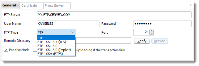 Power BI and SSRS. FTP Destinations Wizard in PBRS