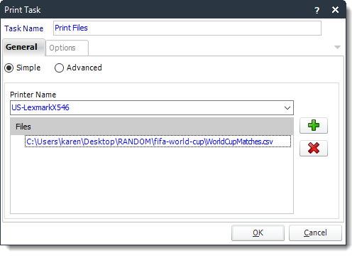 Power BI and SSRS. Print Document Custom Task Wizard in PBRS