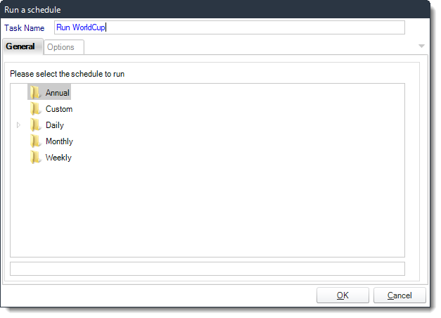 Power BI and SSRS. Execute Schedule Custom Task Wizard in PBRS