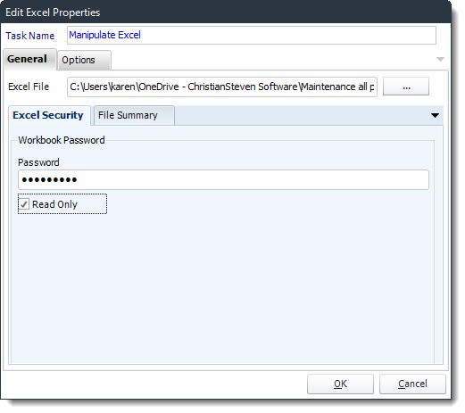 Power BI and SSRS. Manipulate Excel Custom Tasks Wizard in PBRS.