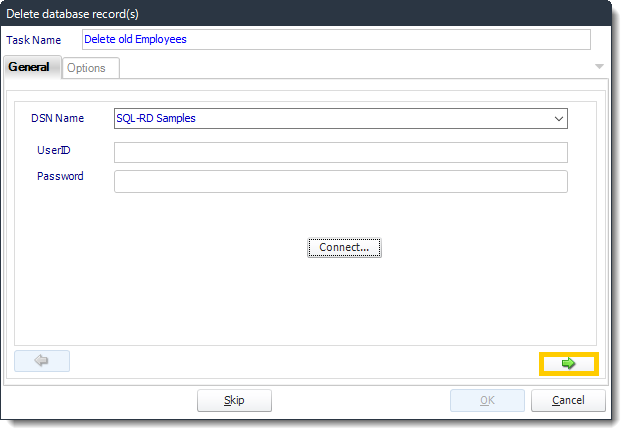 Power BI and SSRS. Delete a record Custom Tasks Wizard in PBRS.