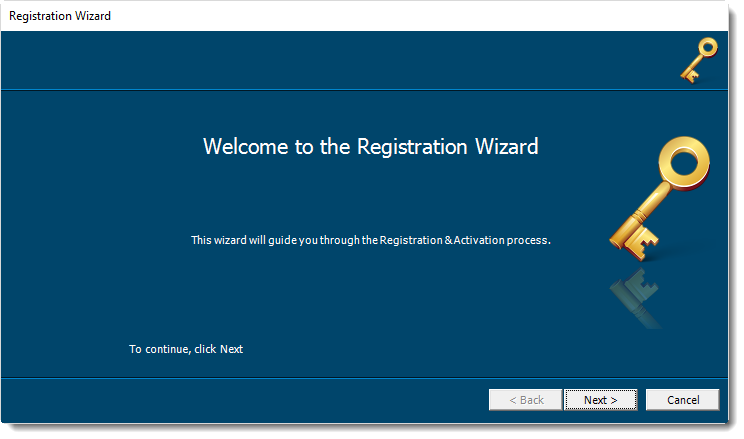 ChristanSteven Software - Registration Wizard. 