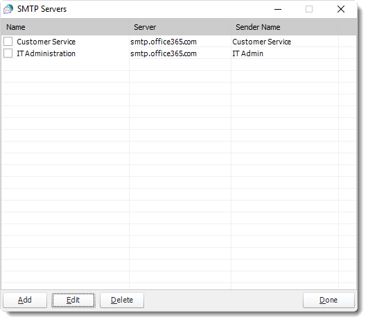 Power BI and SSRS. SMTP Servers in PBRS.