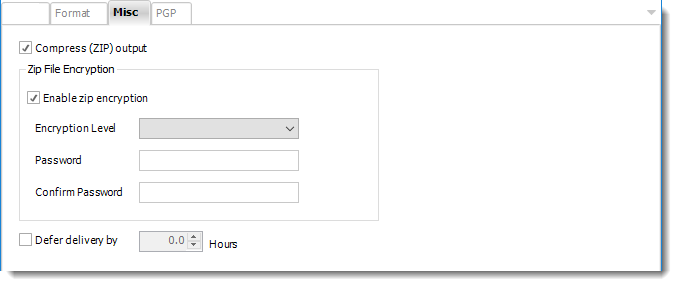 Power BI and SSRS. Misc section in Destination Wizard in PBRS.