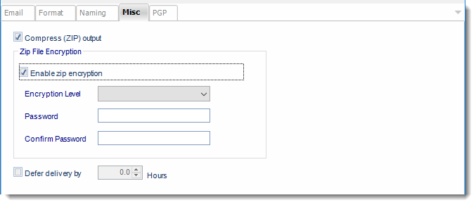 Power BI and SSRS. Data Interchange Format section in Destination wizard in PBRS.