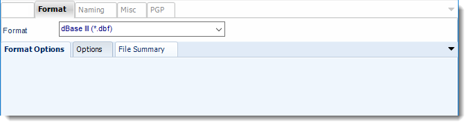 Power BI and SSRS. dBase format section in Destination Wizard in PBRS.