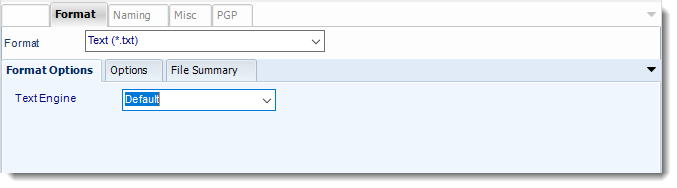 Power BI and SSRS. Text output format section in Destination Wizard in PBRS.