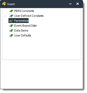 Power BI and SSRS. Parameters Insert Menu in PBRS.