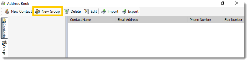 Power BI and SSRS. Adding a new group in Address Book in PBRS.