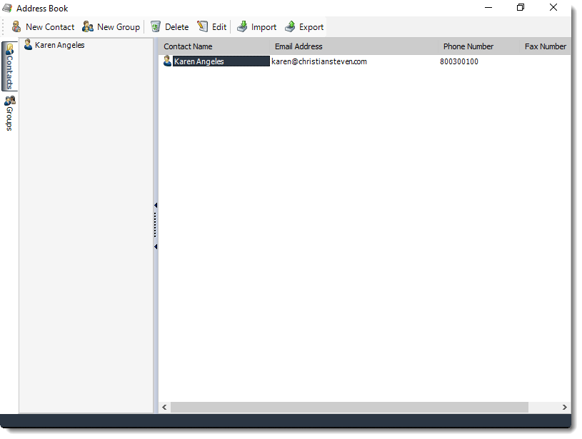 Power BI and SSRS. Contacts in Address Book in PBRS.