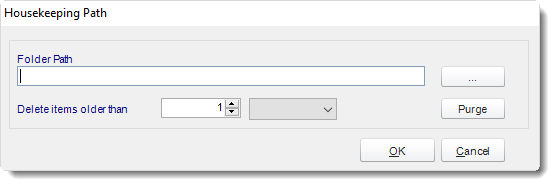 Crystal Reports: Housekeeping Folder Path in CRD.