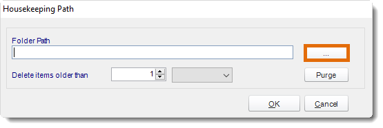 Crystal Reports: Housekeeping Folder Path in CRD.