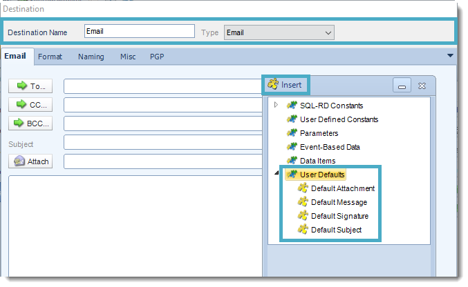 SSRS. Email Destination in SQL-RD
