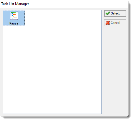 MS Access: Task List Manager in MARS.